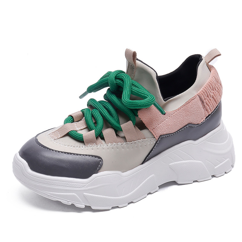 sneakers with thick heels